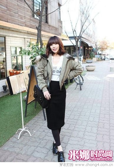 羽绒服怎么搭配才够亮眼_上半身·下半身