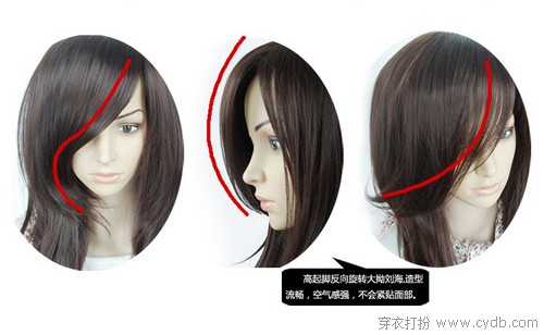知发型 瘦脸型