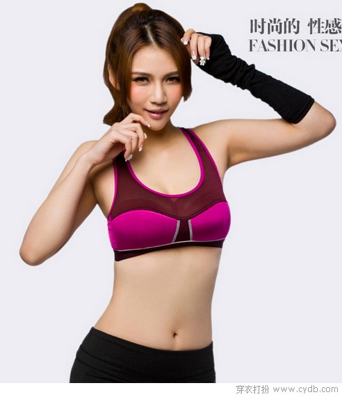 运动内衣平胸_性感平胸镂空内衣美女(3)