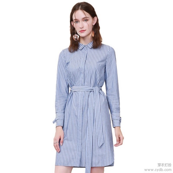 衬衫连衣裙温婉派，乖巧时髦释义淑女品格