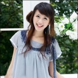清纯甜美雪纺衫