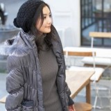修身不显臃肿的长款羽绒服