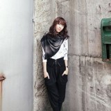 个性复古萝卜裤