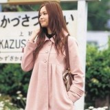 温婉柔美单排扣大衣