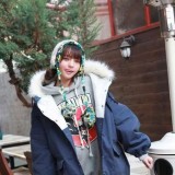 韩国网购最火爆棉衣外套