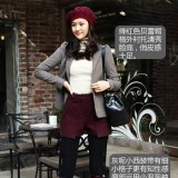 轻柔修身韩版小西服