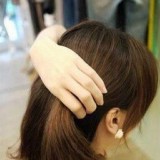 名媛气质 典雅盘发步骤图解