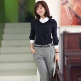 气质西裤诠释OL时尚韵味