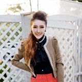小外套打造OL通勤LOOK