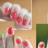 草莓美甲DIY