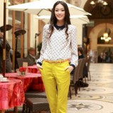 帅气秋裤扮靓清秋