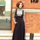 毛呢裤的社交舞会