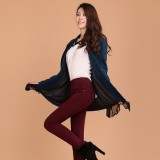 裤子要加绒显瘦 一条过冬