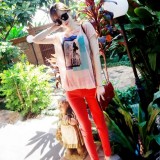 我有一条彩色的裤子