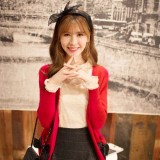 蕾丝蝴蝶结 点缀浪漫秋冬