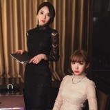 若隐若现看蕾丝