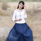 棉麻风今夏很流行