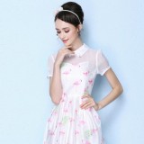 娇俏女人高腰裙——绝配
