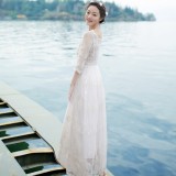 翩若惊鸿婉若游龙，唯白裙是也