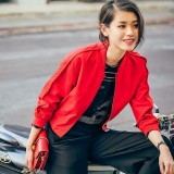 短款棒球服的魅力，因气场而异！