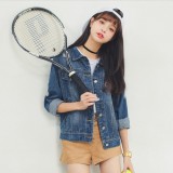 牛仔外套也清纯，不信你试试？