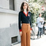 拼色显瘦有技巧，撞出一针见血的功效