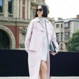 轻甜系大衣随便穿都美得不像话