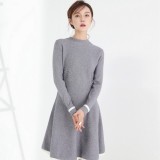 大冷天里变身时装精，衣Q全在毛衣裙