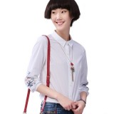 与长裤合拍的特色小衫集锦