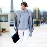 清心寡欲雾霾蓝，做一枚安静的美女子