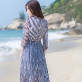 雪纺+外套的模式已开启，还不快上车？