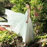 仙气地气两相宜，最美不过白裙一袭